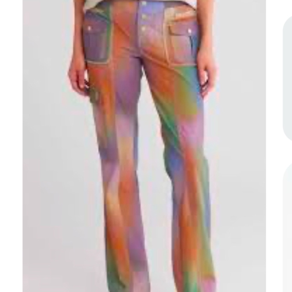 Colorful Abstract Patterned Pants